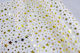 Velvet Fabric Holland Stars White 50 cm x 3 m White