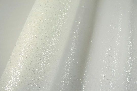 Ύφασμα Πολυεστέρας Frozen Land Λευκό 5 M Λευκό