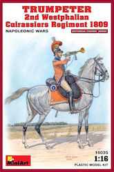 1/16 Trumpeter 2nd Westphalian Cuirassiers Regiment 1809
