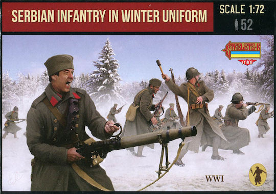 M126 1/72 Serbian Infantry In Winter Uniform Wwi