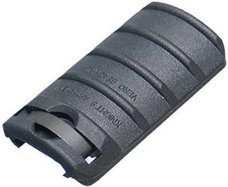 King Arms Schienenabdeckung 4 Rippen Schwarz