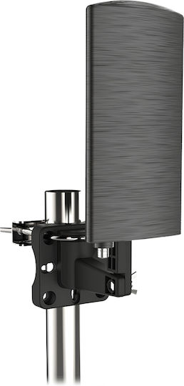 Jager DVB-T175 Εξωτερική Κεραία Τηλεόρασης (δεν Απαιτεί Τροφοδοσία) Μαύρη