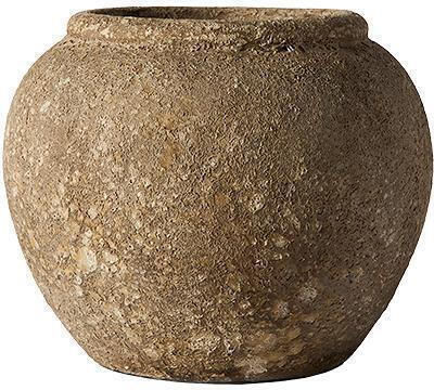 Muubs Διακοσμητικό Βάζο Πήλινο Μπεζ Φ29xΥ25cm