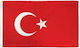 Flag of Turkey Polyester Perforated 75x50cm