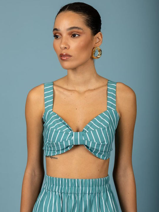 Women's Blouse Corset Green