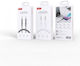 XO 3,5mm Klinkenkabel 3,5mm Stecker - 3,5mm Stecker Weiß ORI.006.17.125