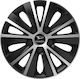 Versaco Car Hubcap Set Rapide with Daihatsu Emblem 15" 4pcs Silver