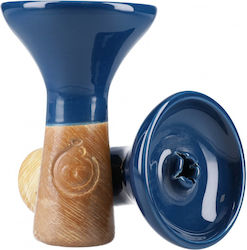 X Moon Phunnel Bowl Shisha Blau