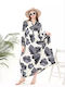 Summer Maxi Shirt Dress Beige