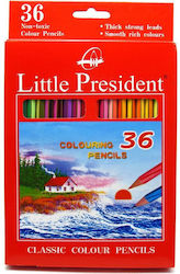 President Coloured Pencils 36 Pieces