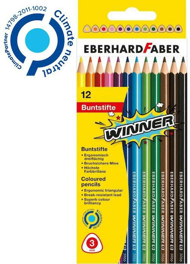 Ξυλομπογιες Τριγωνικες 3mm 12 Τεμαχιων Efa * Cn *