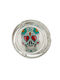 Glas-Aschenbecher Totenkopf-Design 5
