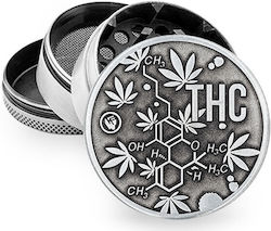 Grinder Τρίφτης «thc Molecule» 50mm 4 Parts