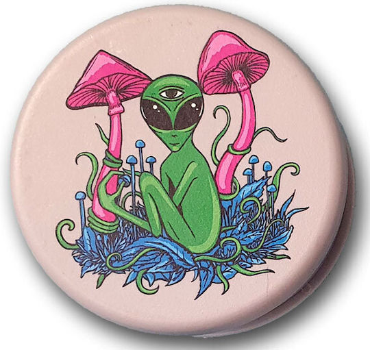 Grinder Plastic Alien Mushrooms 60mm & Tips 3 Parts