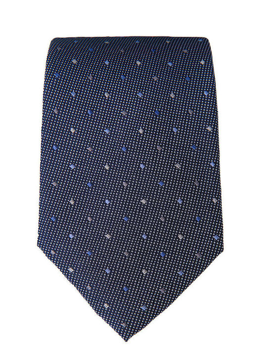 Manetti Men's Tie Silk Printed in Blue Color