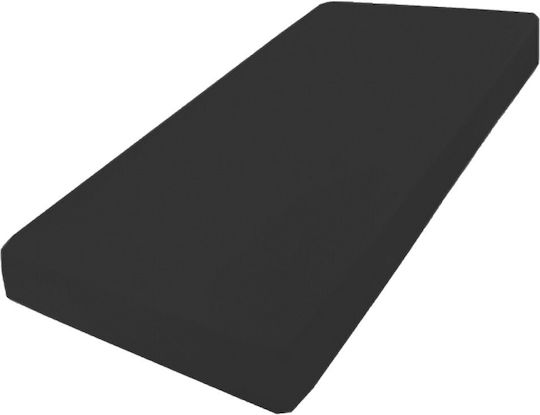 Matex Bettlaken King Size mit Gummiband 190x210cm. Black_48
