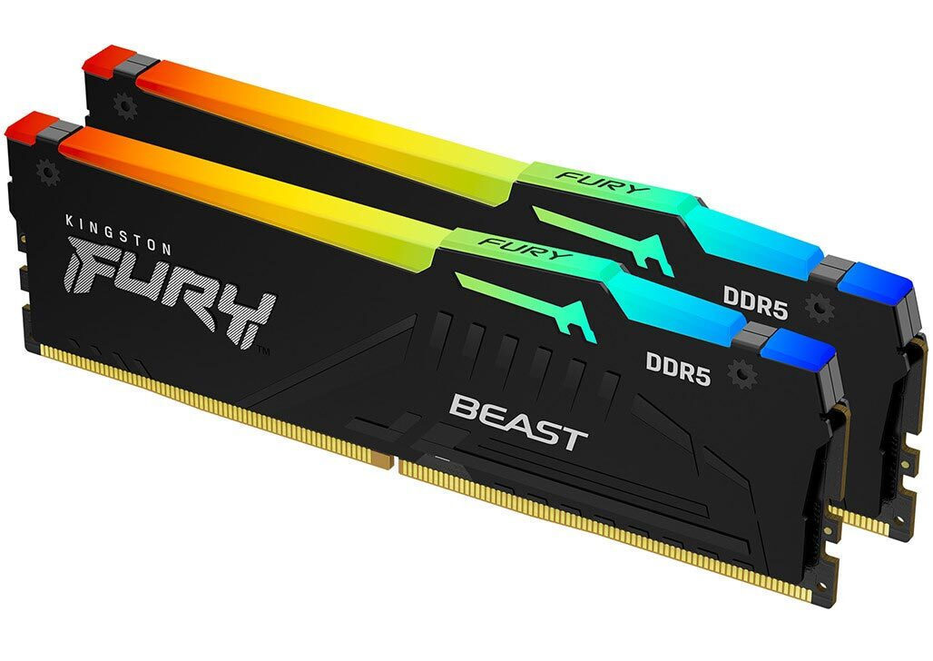 Kingston FURY Beast DDR5 με Module 1x128GB και Ταχύτητα 5600 για Desktop