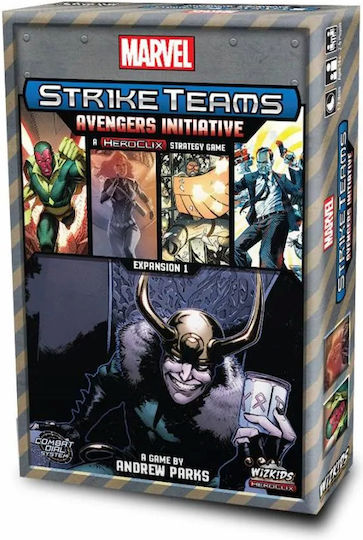 Επέκταση Παιχνιδιού Marvel Heroclix Board Game Expansion Pack Strike Teams: Avengers Initiative 14+ Ετών (EN) WizKids