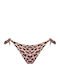Bikini String με Κορδονάκια Καφέ