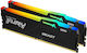Kingston FURY Beast 128GB DDR5 RAM с 2 модула (2x64GB) и Скорост 5600 за Настолен Компютър