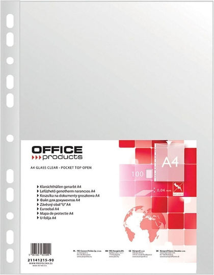 Ζελατίνες Ενισχυμένες Office Α4 40mic Ματ 21141215-90