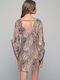 Milena by Paris Women's Caftan Beachwear Tiger