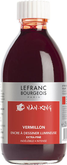 Lefranc & Bourgeois 250ml Vermilion China Ink Nan-king