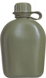 Plastikfeldflasche Khaki