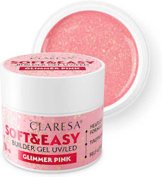 Claresa N Nagelaufbaugel Soft & Easy Builder Glimmer Pink 12g