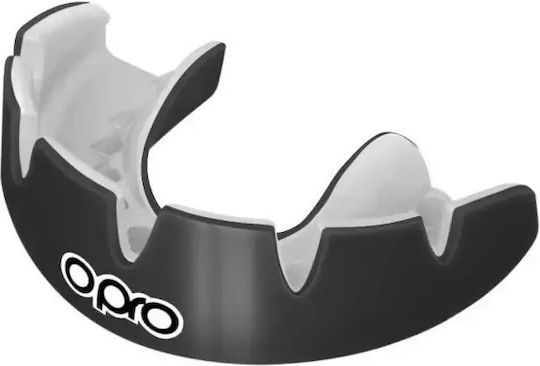 Opro Custom Fit Mouthguard Braces Under Orthodontic Appliance Black White