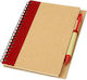 Pf Concept Notebook with Pen Holder Red