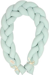 Matex Crib Bumpers Braided Inside Blue 30x200cm