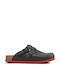 Birkenstock Kay SL Professional Δερμάτινα Ανατομικά Σαμπό Μαύρα 0582634