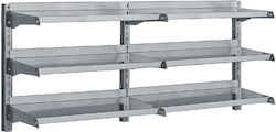 Ραφιέρα Τοίχου Διπλή 140x40x67cm Bambas Frost R40 Rk Rb Ραφιέρα Τοίχου Διπλή 140x40x67cm Bambas Frost R40 Rk Rb