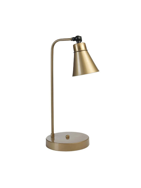 Opviq Dora Table Lamp for Socket E14 with Yellow Shade and Base