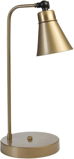 Opviq Dora Table Lamp for Socket E14 with Yellow Shade and Base