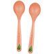 Die Spiegelburg Baby Set with Crocodile Spoons Made of Plastic for 6+ Months Orange 2 Pieces