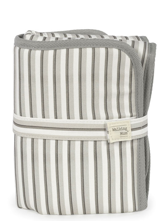 Walking Mum Στρωματάκι Botton Stripes από Ύφασμα Stripes 33x61cm
