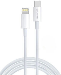 USB Type-C to iPhone Data Cable Flippy Wuw-X181 20W 1 Meter White