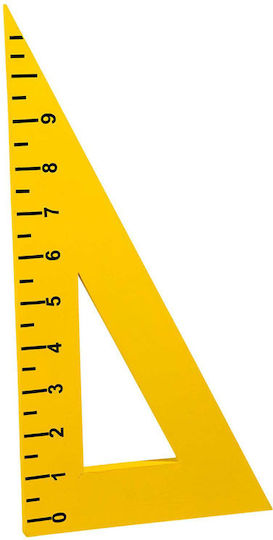 XL Decorative Triangle Ruler Yellow 60x30cm 157.037.0005.34