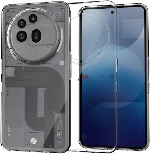 Spacecase Back Cover Plastic / Silicone 1mm Transparent (Nothing Phone (3a) Pro)