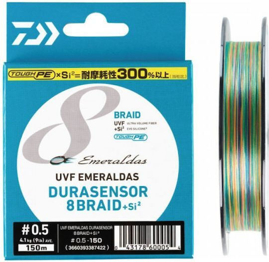 Daiwa Emeraldas Durasensor 8-Braid Line 150m #0.5PE 0.05mm