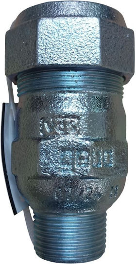 Gebo Galvanized Mechanical Compression Iron Pipe Nipple 3/4" Male