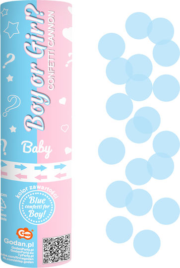 Gender Reveal Confetti Cannon Blue