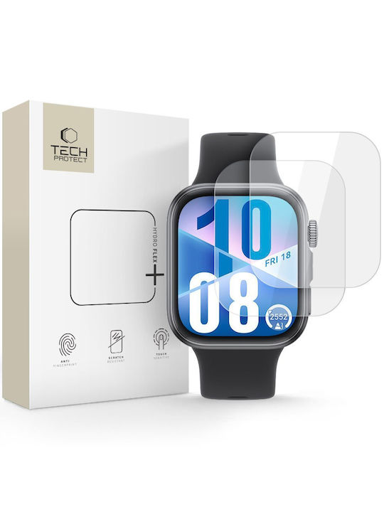 Tech-Protect Flex+ Displayschutzfolie für das Huawei Watch Fit 3 - Huawei Uhr Fit 3 2Stück