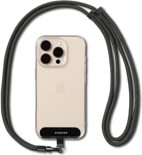 Каишка за задържане на мобилен телефон Ringke Holder Link & Flow презрамка за рамо Y-тип Calm Black St7102901rs