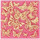 Silicone Mold Butterflies 105x105x5mm