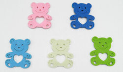 Urs din fetru 5x5,5cm 5 bucăți 0517772 1 bucată Urs din fetru 5x5,5cm 5 bucăți 0517772 1 bucată