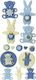 3D Filz Jungen Set 14 Stück 13070007 Artemio