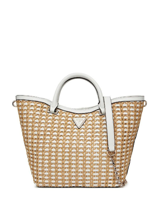 Damentasche Schultertasche Beige
